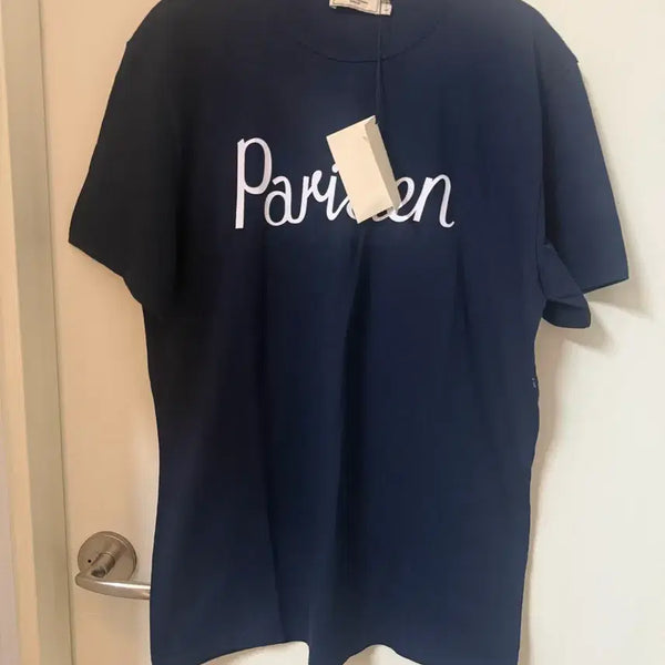 [BUNJANG] Maison Kitsuné L Navy T-Shirt / 정품)메종키츠네 L