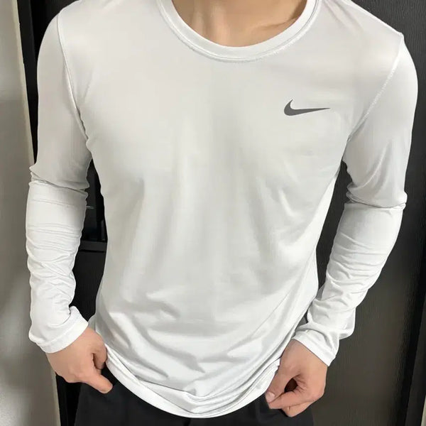 [BUNJANG] Nike Dri-FIT White Functional T-Shirt L / 나이키 드라이핏 화이트 기능성 L / 세탁완료
