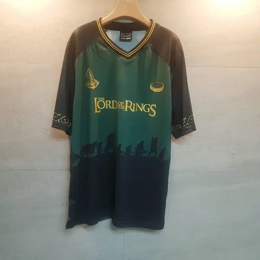 [BUNJANG] The Lord of the Rings Green Short-Sleeve T-Shirt / 반지의 제왕. 반팔 티셔츠. 그린.
