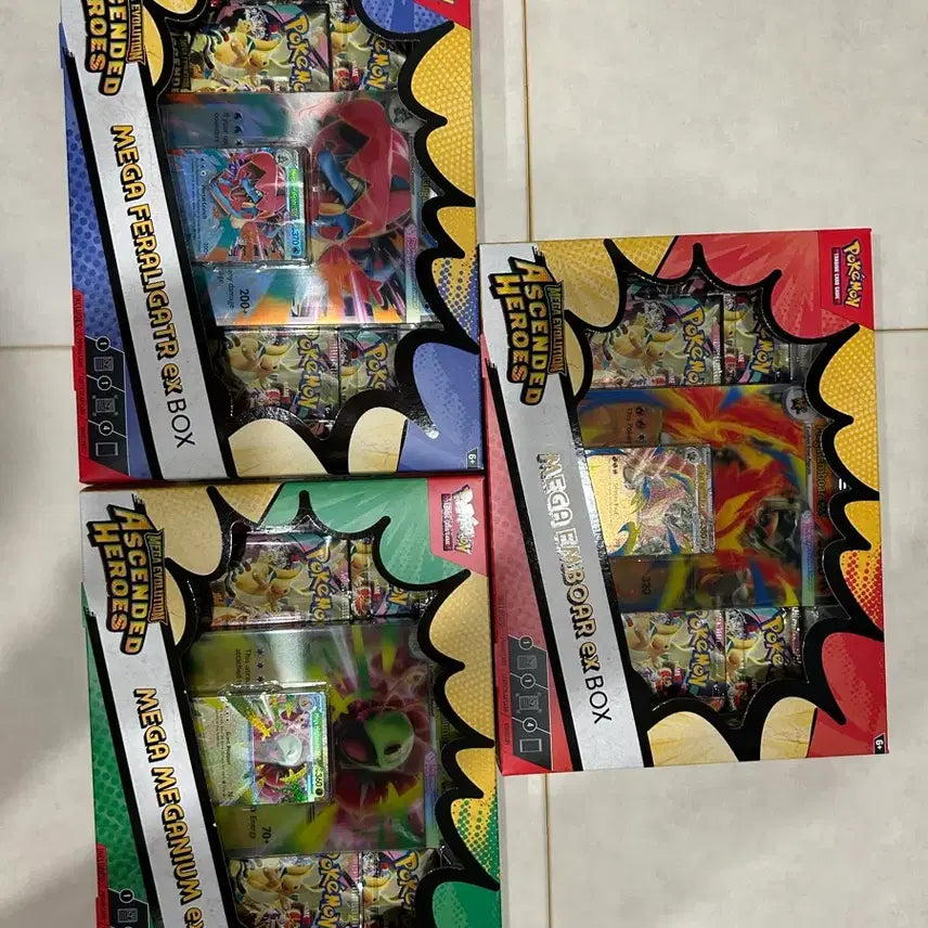 [BUNJANG] Pokemon Ascended Heroes Mega Box Set (3 Types) / 포켓몬 어센디드 히어로즈 박스