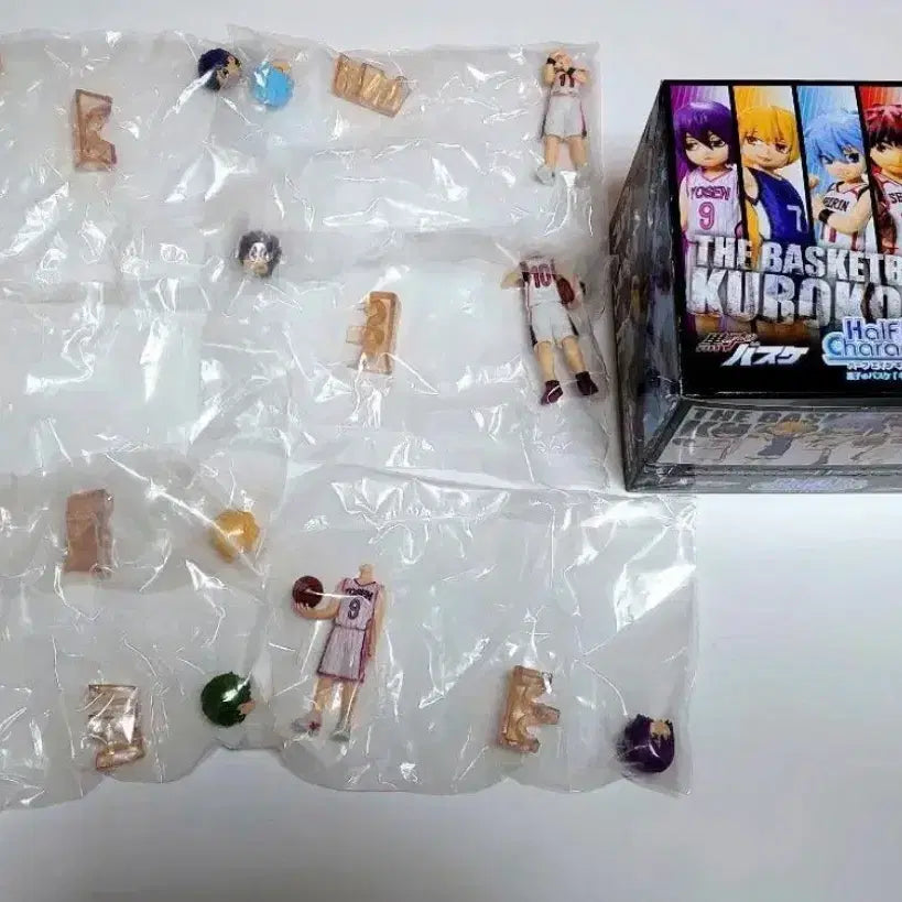 [BUNJANG] Kuroko's Basketball Half-Age Character Figure 6-Figure Set / 쿠로코의 농구 하프에이지 캐릭터 피규어 6종 세트