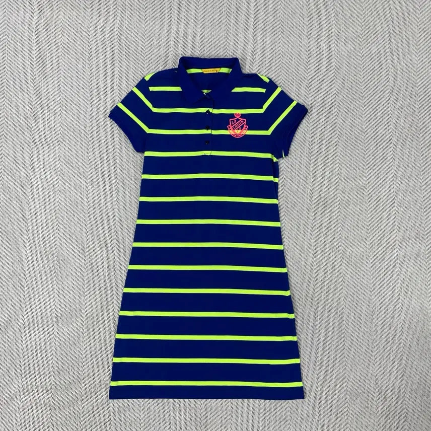 [BUNJANG] Louis Castel Women's Striped Golf Dress / 루이까스텔 여성 스트라이프 골프 원피스 95