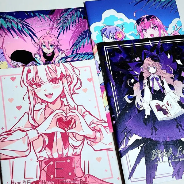 [BUNJANG] Bundle Set Dorae Illustration Book / [일괄] 도라에님 일러스트북 일러집 화집 일러북