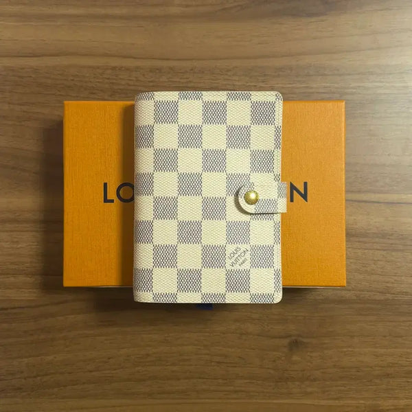 [BUNJANG] Louis Vuitton Damier Azur Agenda PM Small Diary / 풀박스 루이비통 스몰링 아젠다 다이어리 다미에 아주르