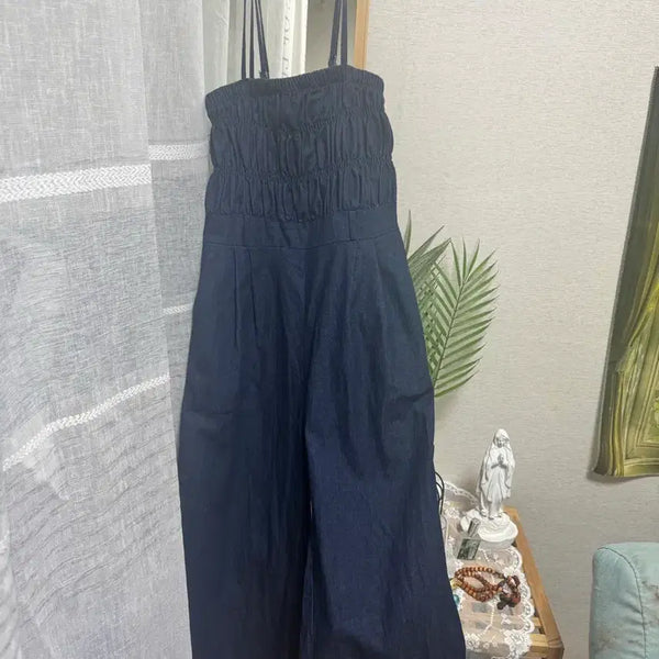 [BUNJANG] ATTRANGS Summer Denim Jumpsuit / 아뜨랑스 ) 점프수트 여름