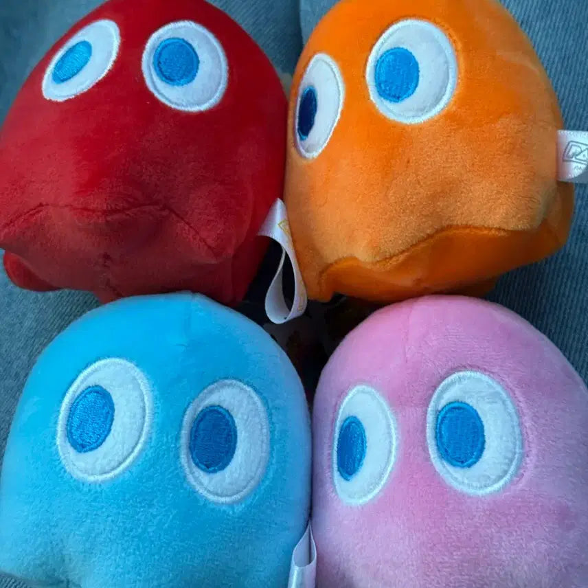 [BUNJANG] Pac-Man Plush Keychain Set / 팩맨 인형 키링 세트