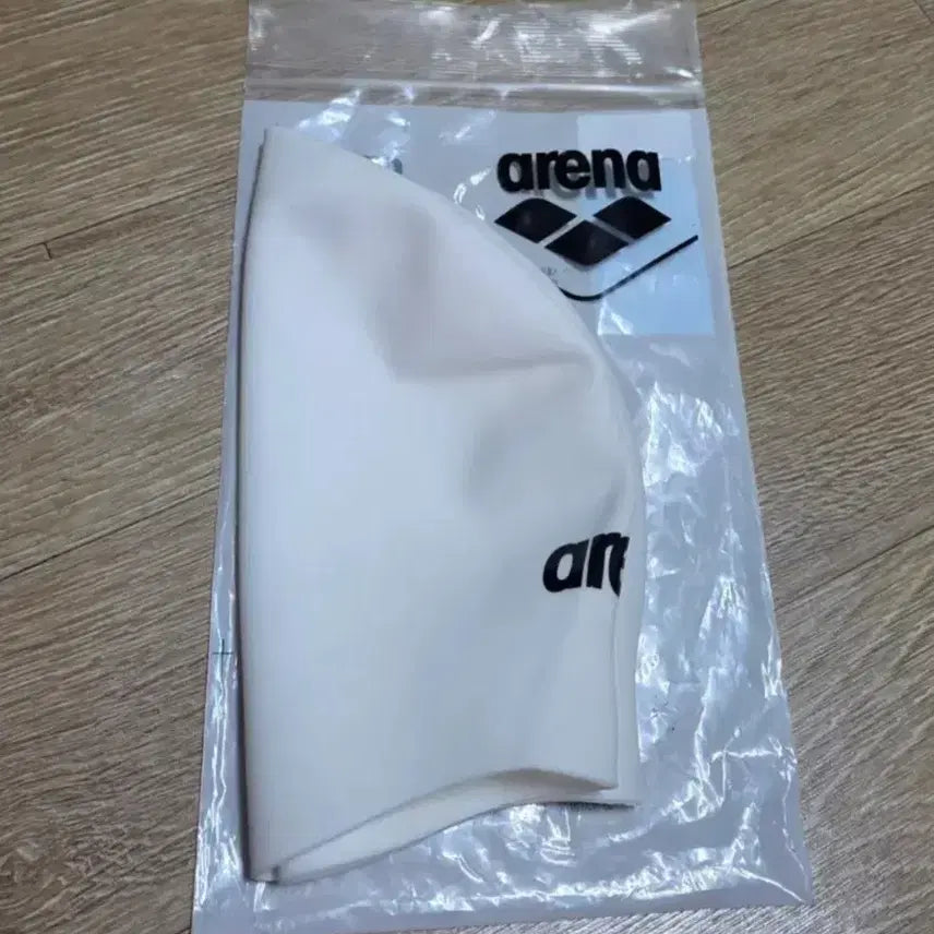 [BUNJANG] Arena No-Crease Silicone Swim Cap White / 아레나 실리콘 수영모 수모(노링클)