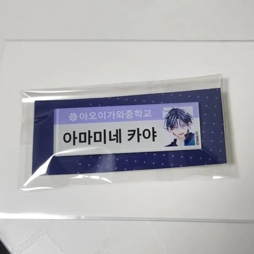 [BUNJANG] TXT 'The Chaos Chapter: FIGHT OR ESCAPE' Kai Name Tag Acrylic Badge (Unsealed) / 봄의 폭풍과 몬스터 카야 명찰 아크릴 뱃지