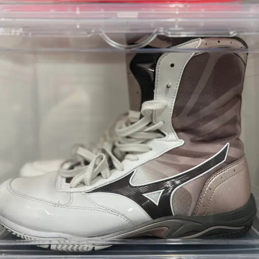 [BUNJANG] Mizuno Monster Wave White Boxing Shoes 270 / 미즈노 몬스터 웨이브 화이트 270 복싱화