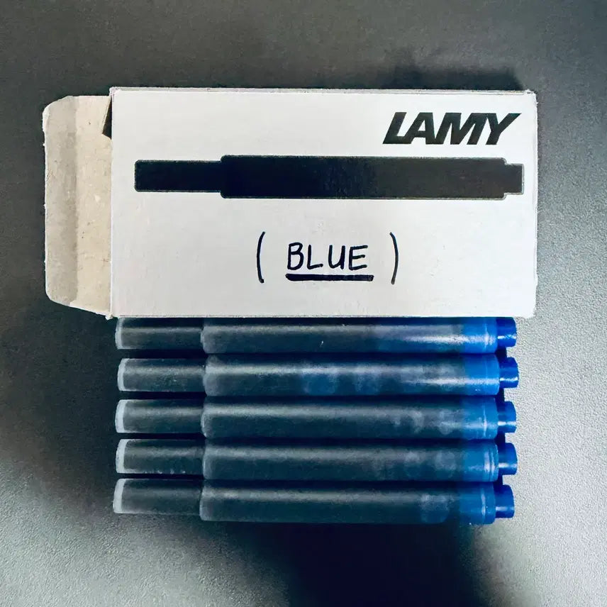 [BUNJANG] Lamy Ink Cartridge 1 Pack (5 Count) - Lamy Blue / [미사용] 라미 잉크 카트리지 1팩 (5개입) - 라미 블루