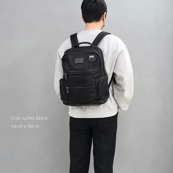 [BUNJANG] Tumi Alpha Bravo Knox Backpack Brown / 정품 Tumi 투미 알파브라보 녹스 백팩 브라운