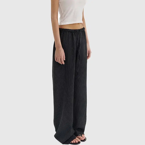 [BUNJANG] Gooze Striped Long Pants / 구즈 스트라이프팬츠 롱 새상품