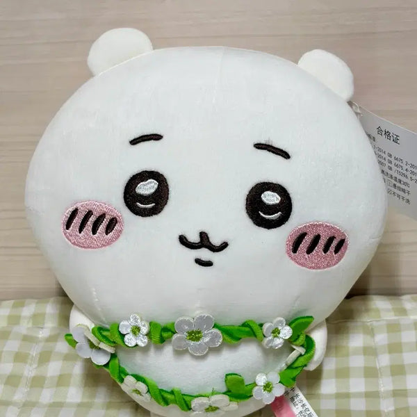 [BUNJANG] Hachiwara Flower Crown Plush Doll / 먼작귀 하치와레 화관 인형