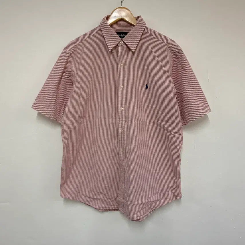 [BUNJANG] Polo Ralph Lauren Striped Short Sleeve Shirt Size L / [L] 폴로 랄프로렌 스트라이프 반팔 셔츠