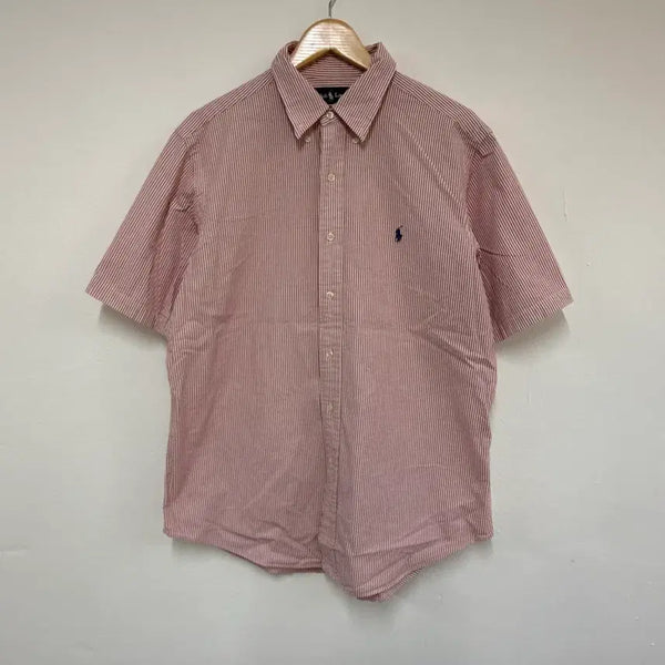 [BUNJANG] Polo Ralph Lauren Striped Short Sleeve Shirt Size L / [L] 폴로 랄프로렌 스트라이프 반팔 셔츠
