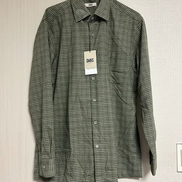 [BUNJANG] Daks Check Pattern Cotton Shirt Size 105 / 닥스 체크 남방 셔츠 105