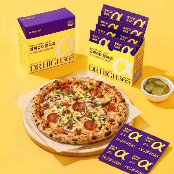 [BUNJANG] Alpha-CD Alpha-Chew 28 Count Lemon Xylitol Chewable Candy / 알파CD 알파츄 28정 츄어블 캔디 알파CD 레몬 자일리톨 물없이 섭취