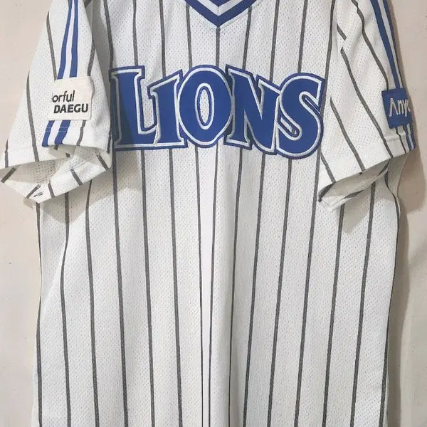 [BUNJANG] Samsung Lions Kim Dong-myung Player-Worn Vintage Home Jersey / 삼성라이온즈 김동명선수 실착 올드 홈 유니폼