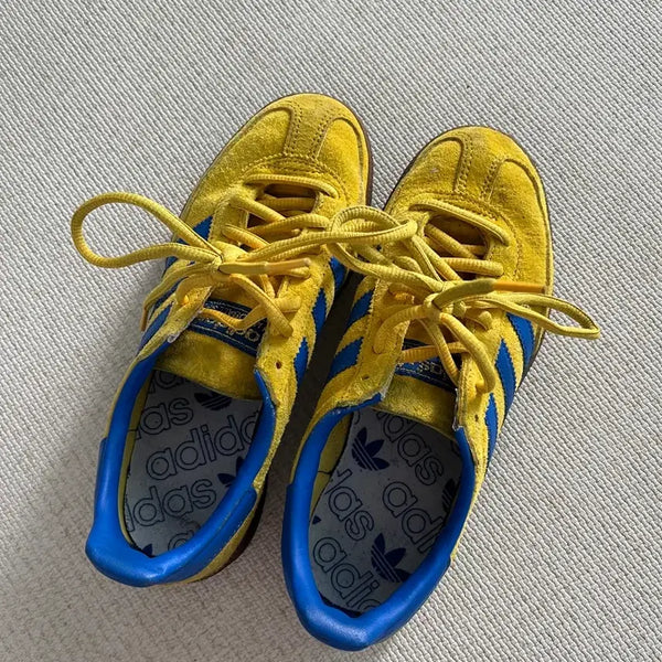 [BUNJANG] Adidas Handball Spezial Yellow Blue Sneakers / 아디다스 핸드볼 스페지알 (220) 옐로우 블루