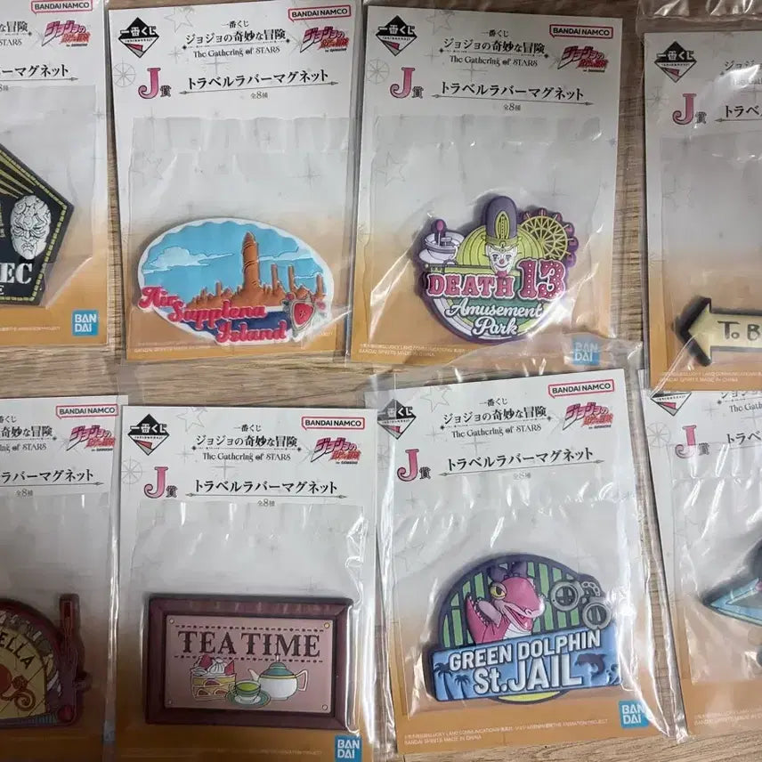 [BUNJANG] JoJo's Bizarre Adventure Gathering Stars Ichiban Kuji Prize J Magnet Set / 죠죠 개더링스타즈 제일복권 J상 마그넷 세트