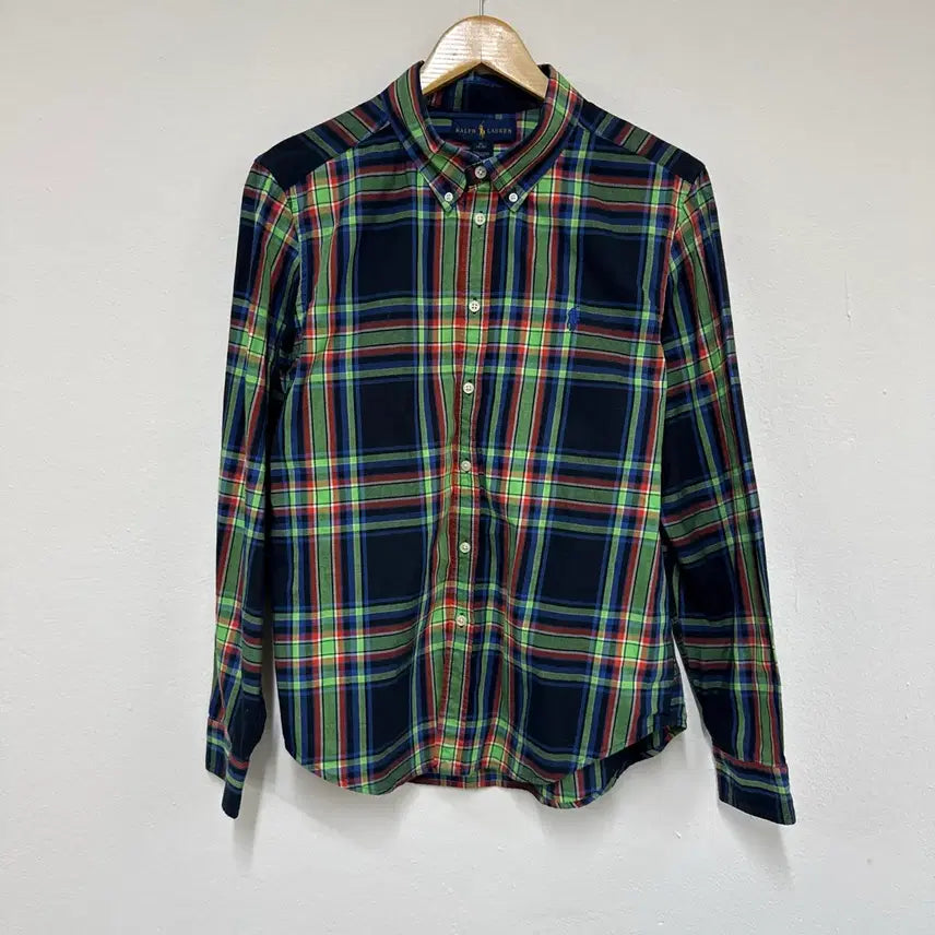 [BUNJANG] Polo Ralph Lauren Checkered Button-Down Shirt / 폴로 랄프로렌 체크 남방