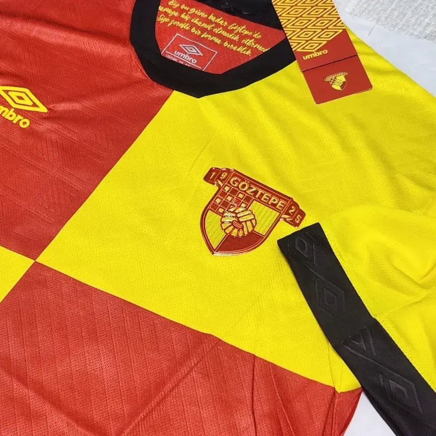 [BUNJANG] Göztepe Home Football Jersey Umbro Short Sleeve T-Shirt Turkey / (새상품/해외2XL)괴즈테페 홈 축구 유니폼 엄브로 반팔 티셔츠 튀르키예