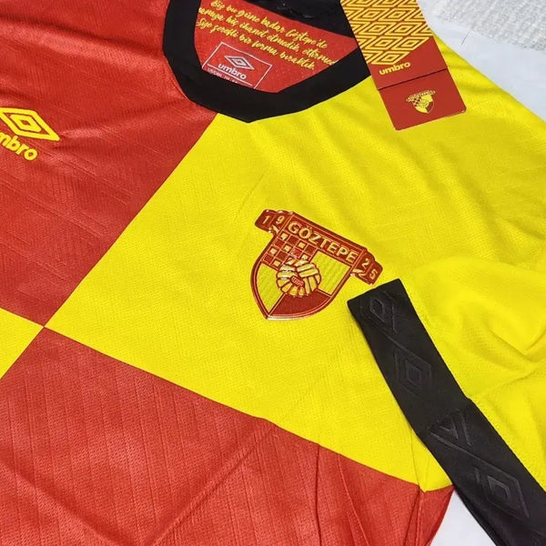 [BUNJANG] Göztepe Home Football Jersey Umbro Short Sleeve T-Shirt Turkey / (새상품/해외2XL)괴즈테페 홈 축구 유니폼 엄브로 반팔 티셔츠 튀르키예