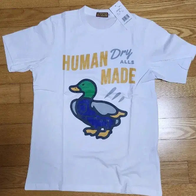 [BUNJANG] Human Made Camo Duck T-Shirt White / 휴먼메이드 카모덕 반팔티 화이트