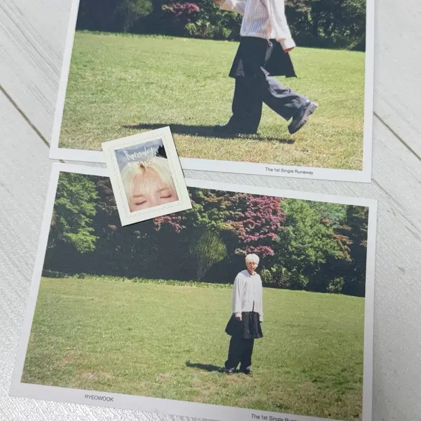 [BUNJANG] Super Junior Ryeowook 'Runaway' Postcard & Stamp Set / 슈퍼주니어 려욱 엽서/우표 양도