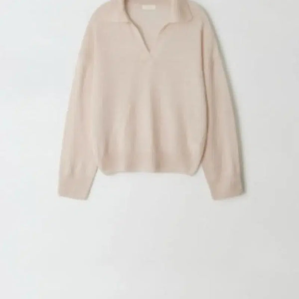 [BUNJANG] Haze Collar Knit (Pink) / 레예샵 헤이즈 카라 니트 haze collar knit