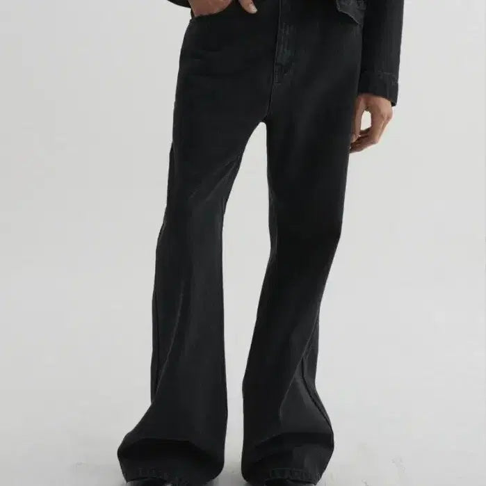 [BUNJANG] DNSR Legacy Flare Denim Pants Washed Black / DNSR / 레가시 플레어 데님 팬츠 워시드 블랙 / M