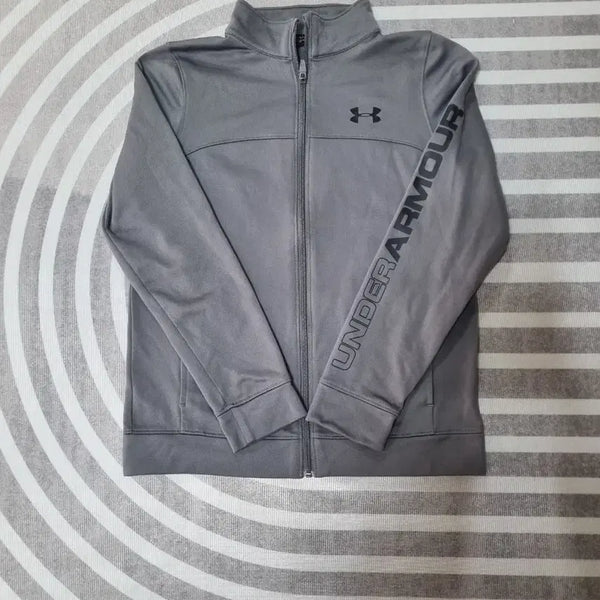 [BUNJANG] Under Armour Zip-Up Jersey Grey Youth XL / 언더아머 집업 져지 그레이