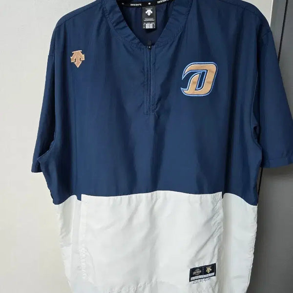 [BUNJANG] Choi Woo-jae Descente NC Dinos Short-Sleeve Windbreaker (Player Issue) 2XL / 최우재 2XL 데상트 NC 다이노스 반팔 바람막이 (선수지급용)
