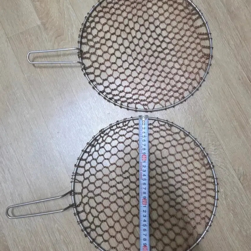[BUNJANG] Large Copper Grill Grate with Handle (330mm) / 구리(동)석쇠 원형 손잡이 (사이즈 대 330mm)