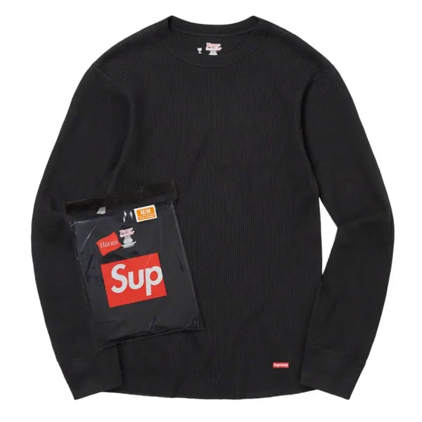 [BUNJANG] Supreme Haynes Thermal Crew Black 2XL / [2XL] 슈프림 헤인즈 써멀 크루 블랙 판매합니다
