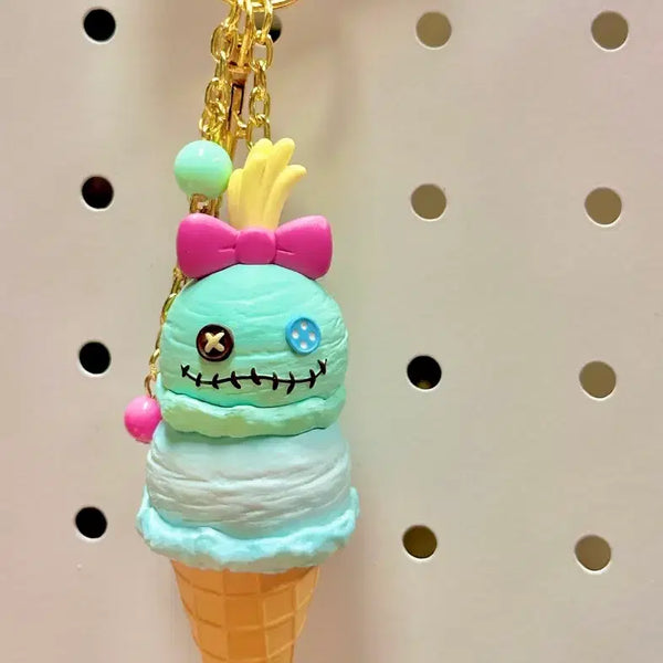 [BUNJANG] Disney Store Scrump Ice Cream Keychain / 디즈니스토어 스크럼프 아이스크림 키체인