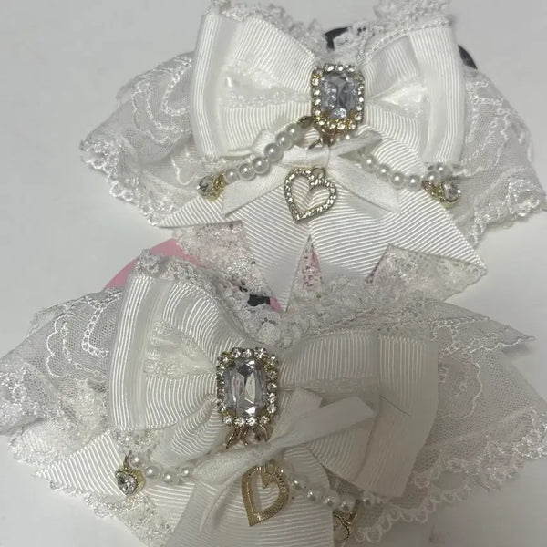 [BUNJANG] LIZ LISA Lace Wrist Cuffs / 리즈리사 레이스 손목 밴드 손목 커프스(디마럽 시허니 마즈 로리타 서브컬쳐 섭컬 히메 오네 갸루)