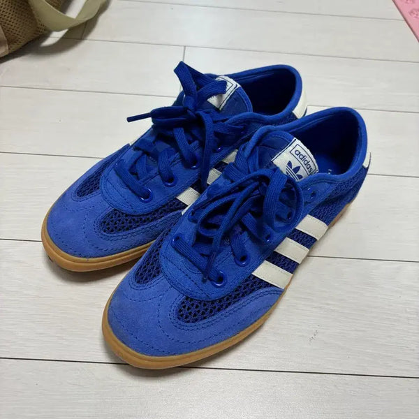 [BUNJANG] Adidas Blue Mesh Sneakers 240mm / 아디다스 블루 메쉬 운동화 스니커즈 240사이즈
