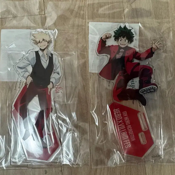 [BUNJANG] My Hero Academia Bakugo & Midoriya Acrylic Stand Set / 히로아카 바쿠고 미도리야 아크릴스탠드 2종