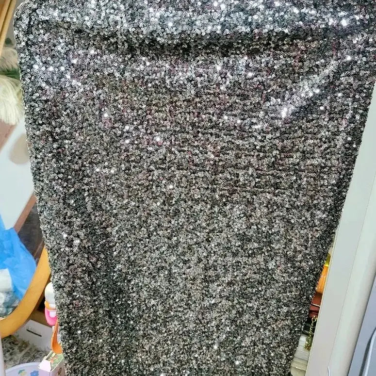 [BUNJANG] Sequin Mini Skirt / 반짝이 스커트