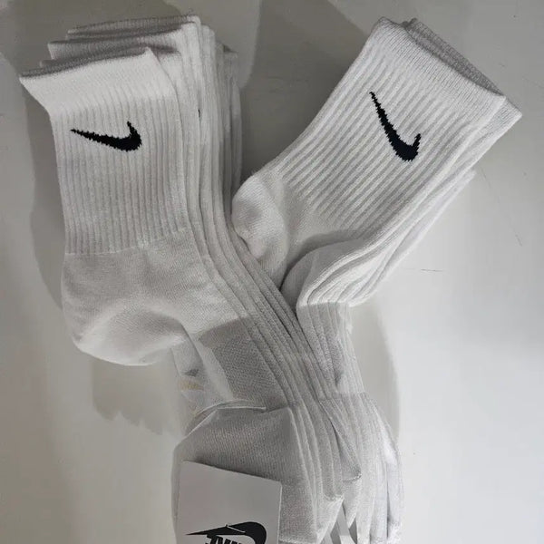 [BUNJANG] Nike Mid-Calf Socks (10 Pairs) / 나이키 중목 10켤레