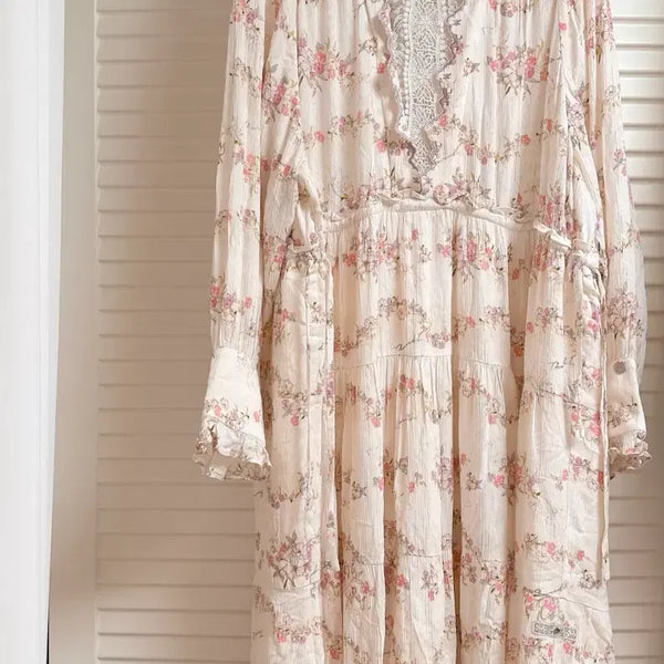 [BUNJANG] Thursday Island Linen Blend Midi Dress M / 써스데이아일랜드 원피스(정가 329,000원)