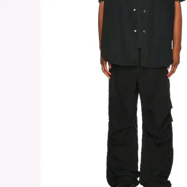 [BUNJANG] Balenciaga 22AW Pulled Cargo Pants Black Size 46 / 발렌시아가 정품  Balanciga  풀드 카고 바지 블랙 46