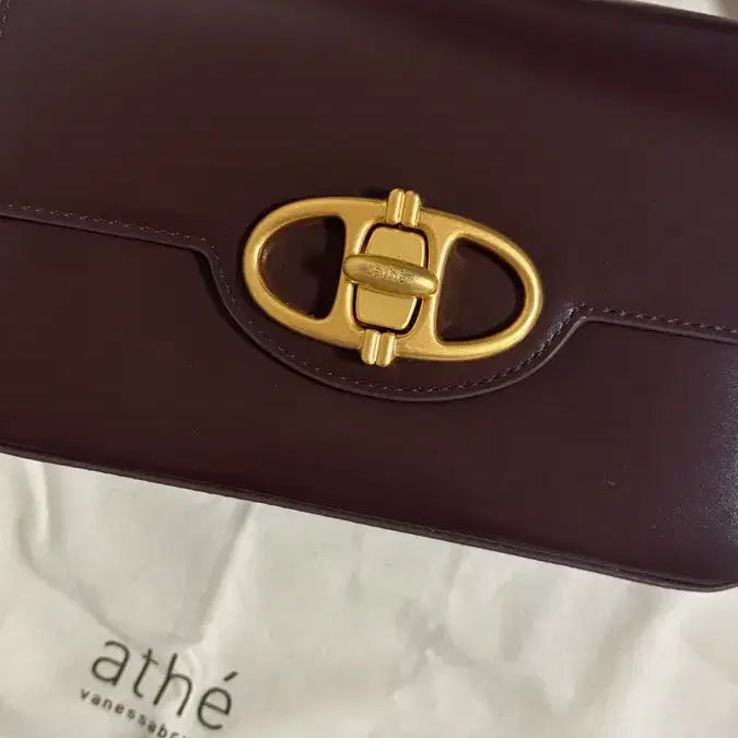 [BUNJANG] Atelier Vanessa Bruno Burgundy Leather Satchel Bag / 아떼바네사브루노 가방