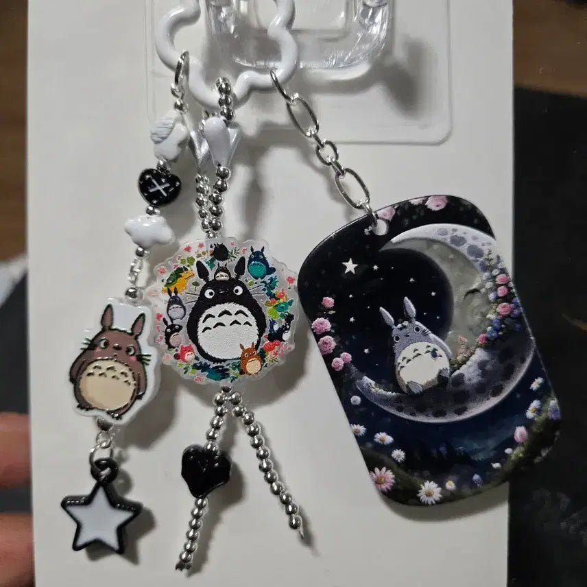 [BUNJANG] Handmade My Neighbor Totoro Keychain / [핸드메이드] 이웃집 토토로 키링