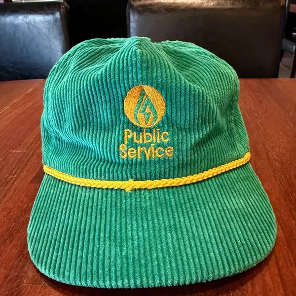 [BUNJANG] Public Service Corduroy Ball Cap Green / 퍼블릭 서비스 코듀로이 모자 그린