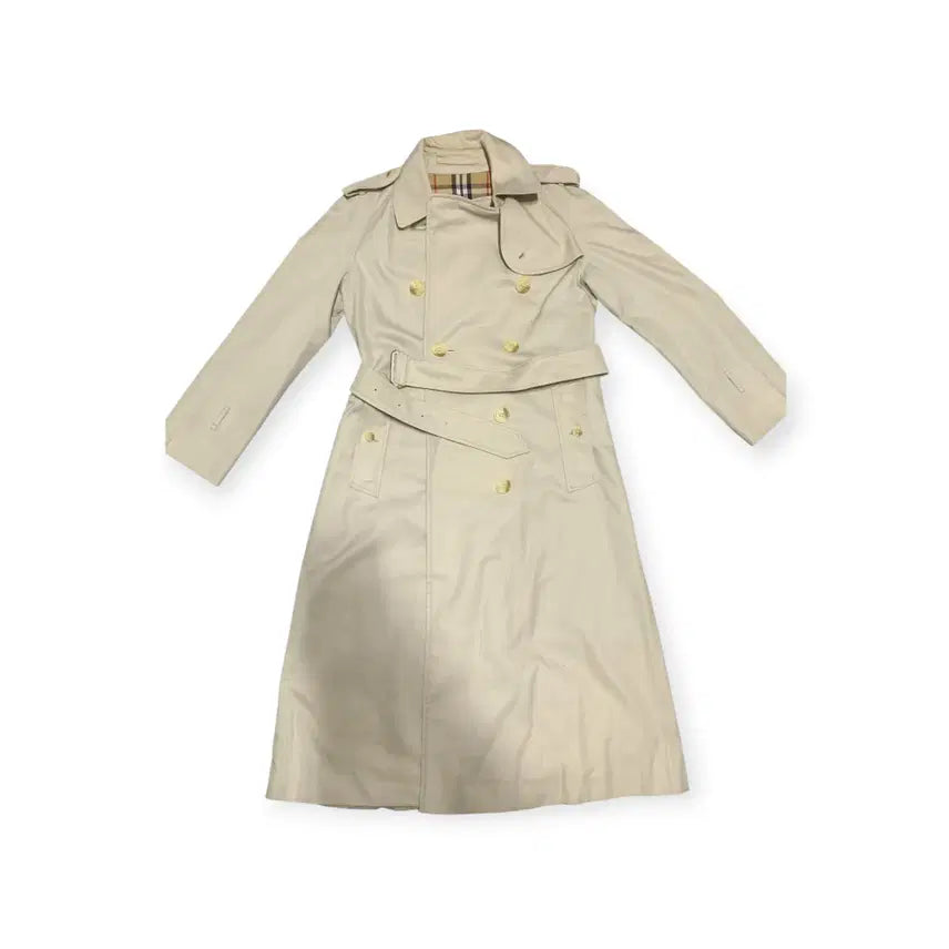 [BUNJANG] Burberrys Vintage Nova Check Trench Coat / 55~66)버버리 영국제 노바체크 롱 클래식 맥코트 트렌치코트 벨트포함