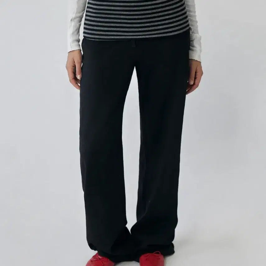 [BUNJANG] Suede Layered Long Pants / 스웨이드 layered long pants 레이어드 롱 팬츠