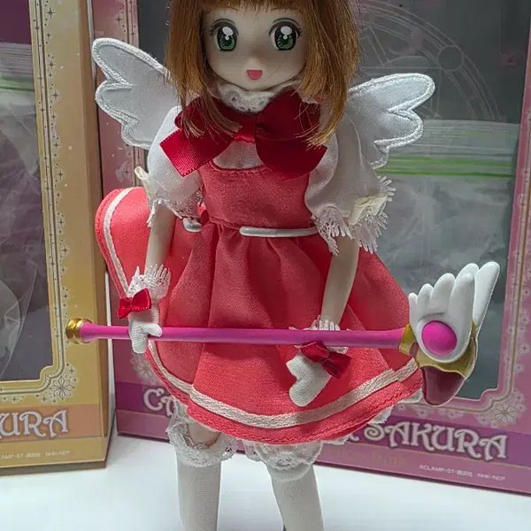 [BUNJANG] Cardcaptor Sakura (Tsubasa) "Angel Crown" & "1st OP" Dress-up Dolls Set / 카드캡터사쿠라(체리) 리카라이즈 인형