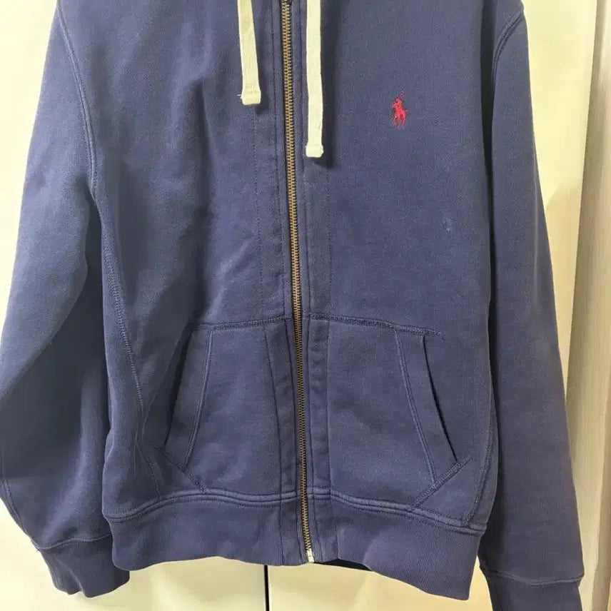 [BUNJANG] Polo Ralph Lauren Navy Hooded Zip-Up Jacket / 폴로 랄프 로렌 정품 후드집업 네이비